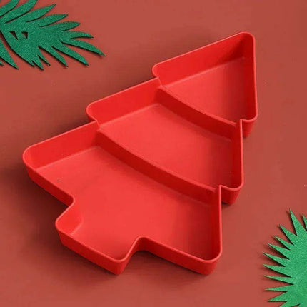 Cheerful Holiday Tree Snack Bowl - Ideal Treat Holder for Festive Celebrations - Très Elite