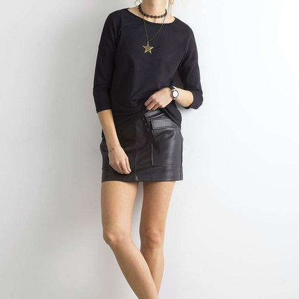 Chic 3/4 Sleeve Cotton Blend Blouse - Très Elite