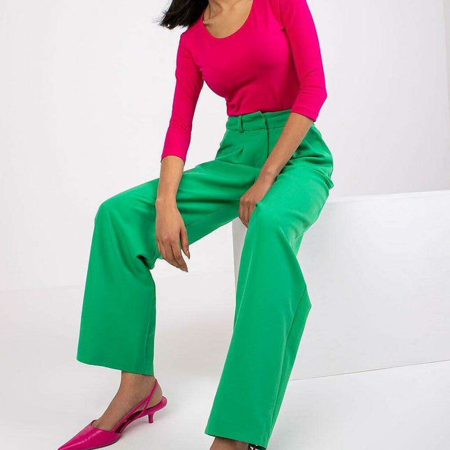 Chic 3/4 Sleeve Cotton-Spandex Blouse