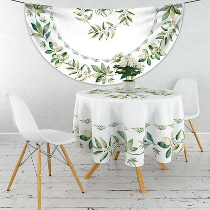 Chic 63-Inch Waterproof Dining Tablecloth: Wrinkle-Free Polyester Elegance - Très Elite- Très Elite