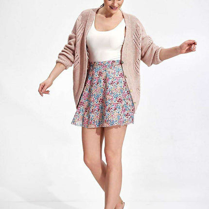 Chic A-Line Mini Skirt with Comfortable Stretch Waistband - Très Elite