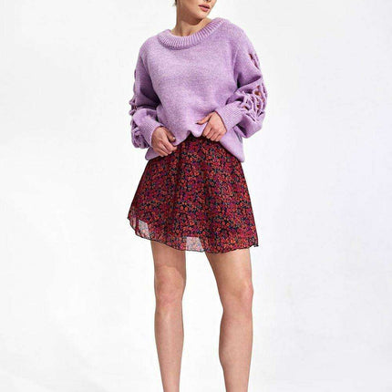 Chic A-Line Mini Skirt with Comfortable Stretch Waistband - Très Elite