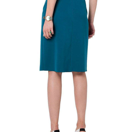 Chic A-Line Skirt with Asymmetrical Zipper Accent - Très Elite