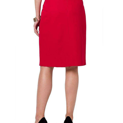 Chic A-Line Skirt with Asymmetrical Zipper Accent - Très Elite