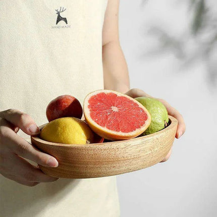 Chic Acacia Wood Serving Bowl - The Perfect Centerpiece for Entertaining and Snacks - Très Elite