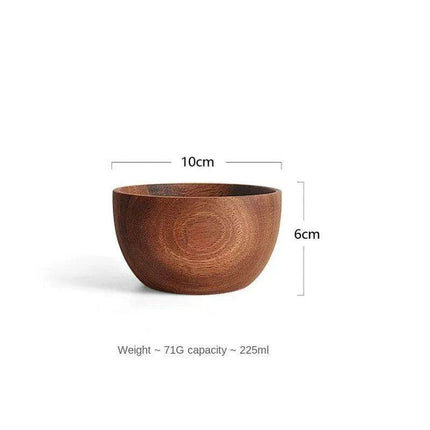 Chic Acacia Wooden Bowl for Children - A Stylish Addition to Mealtime - Très Elite