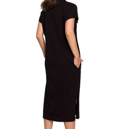 Chic Adjustable Belted Safari Shirt Dress for Every Occasion - Très Elite