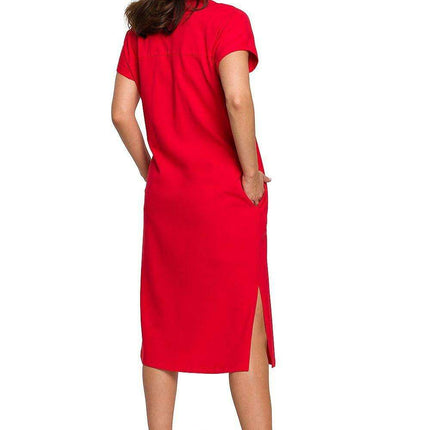 Chic Adjustable Belted Safari Shirt Dress for Every Occasion - Très Elite
