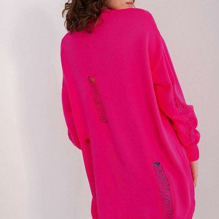 Chic Adjustable Knit Cardigan with Heart-Shaped Neckline - Très Elite