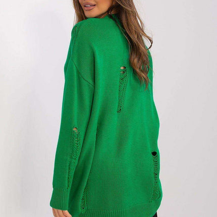 Chic Adjustable Knit Cardigan with Heart-Shaped Neckline - Très Elite