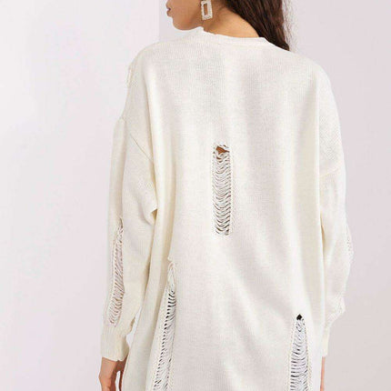 Chic Adjustable Knit Cardigan with Heart-Shaped Neckline - Très Elite