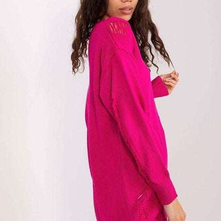 Chic Adjustable Knit Cardigan with Heart-Shaped Neckline - Très Elite