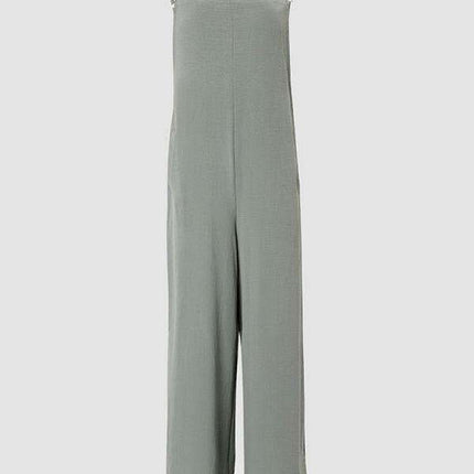 Chic Adjustable Suspender Wide Leg Jumpsuit: The Essential Fashion Statement for Women - Très Elite