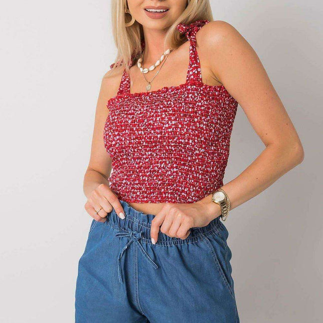 Chic Adjustable Tie Strap Summer Top for Women Breathable