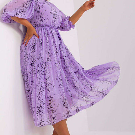 Chic Adjustable Waist Tie Plus Size Dress by Lakerta - Très Elite