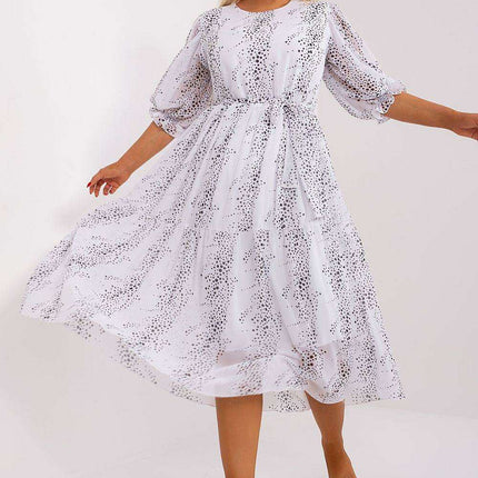 Chic Adjustable Waist Tie Plus Size Dress by Lakerta - Très Elite