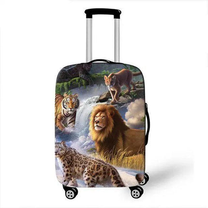 Chic Animal Print XL Luggage Protector - Your Ultimate Travel Defense. chic-animal-print-xl-luggage-protector-your-ultimate-travel-defense Luggage & Bags›Accessories›Travel Accessories›Luggage Covers & Protectors
