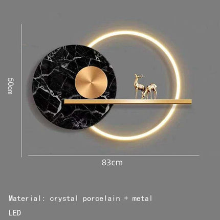 Chic Art Deco LED Wall Sconce: A Stylish Illumination Option for Modern Spaces- Très Elite- Très Elite