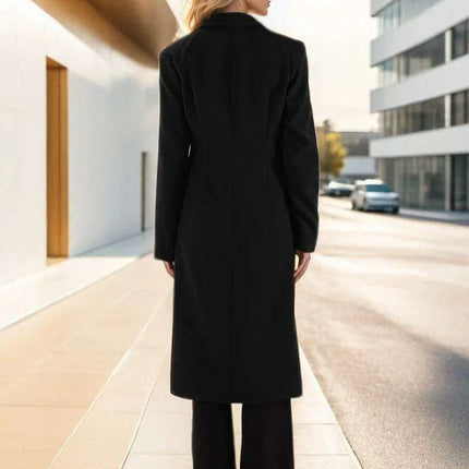 Chic Asymmetric Waist Trench Coat with Contemporary Flair - Autumn 2024 Collection - Très Elite