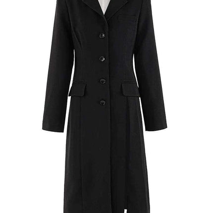 Chic Asymmetric Waist Trench Coat with Contemporary Flair - Autumn 2024 Collection - Très Elite