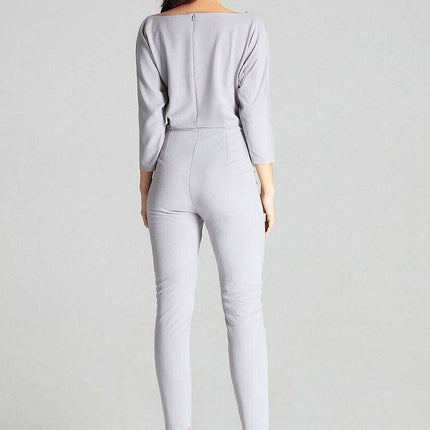Chic Asymmetrical Black Kimono Jumpsuit - Très Elite