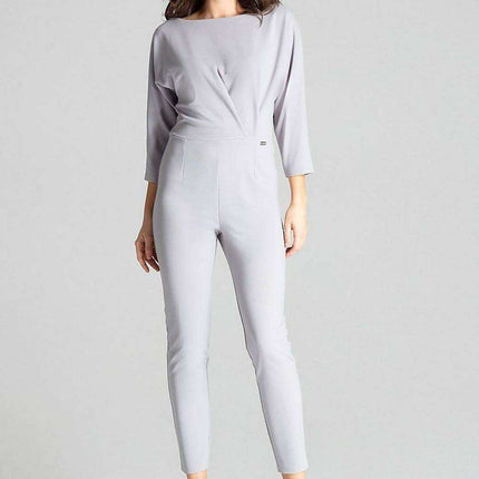 Chic Asymmetrical Black Kimono Jumpsuit - Très Elite