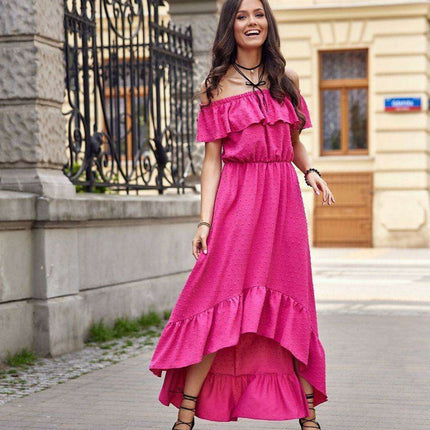 Chic Asymmetrical Evening Gown