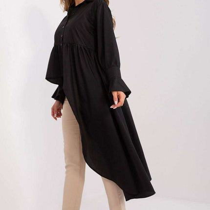 Chic Asymmetrical Hem Frill Sleeve Top - Très Elite
