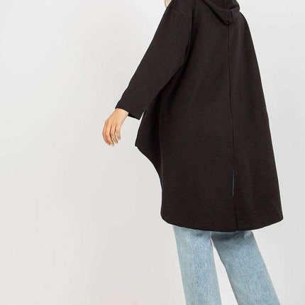 Chic Asymmetrical Hooded Sweatshirt