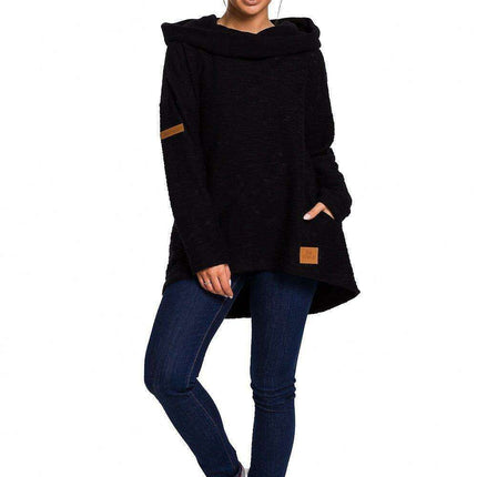Chic Asymmetrical Knit Sweatshirt for Ultimate Comfort - Très Elite