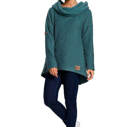 Chic Asymmetrical Knit Sweatshirt for Ultimate Comfort - Très Elite