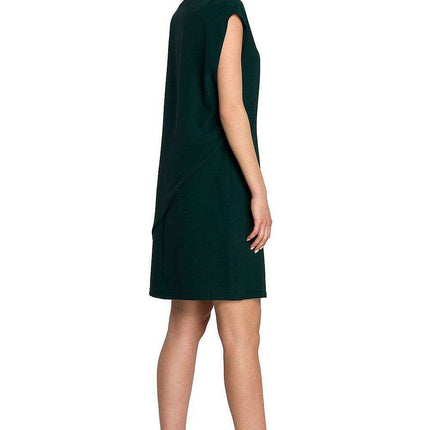 Chic Asymmetrical Layered Day Dress - Très Elite