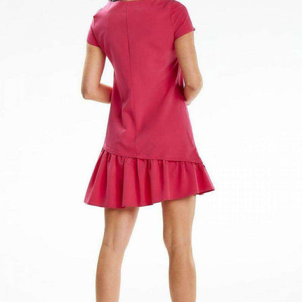 Chic Asymmetrical Ruffle Mini Dress - Très Elite