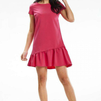 Chic Asymmetrical Ruffle Mini Dress - Très Elite