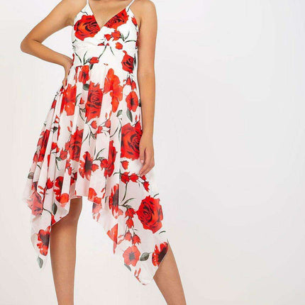 Chic Asymmetrical Summer Dress With Adjustable Straps - Très Elite