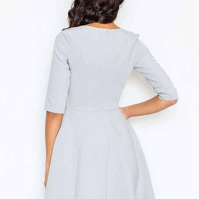 Chic Autumn Pleated Skirt Dress - Figl 44190 Collection