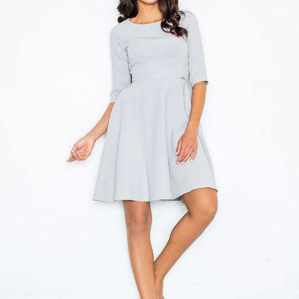 Chic Autumn Pleated Skirt Dress - Figl 44190 Collection