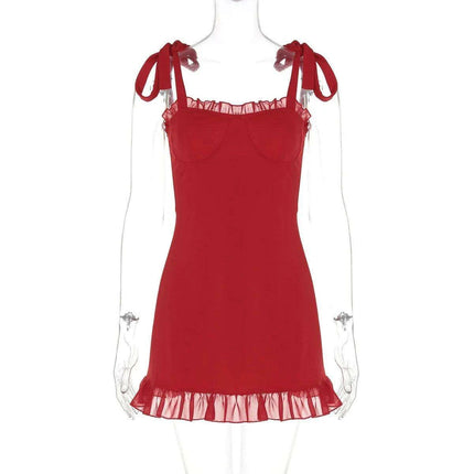 Chic Backless Camisole Mini Dress for Women: Ideal for Summer Events and Nightlife - Très Elite