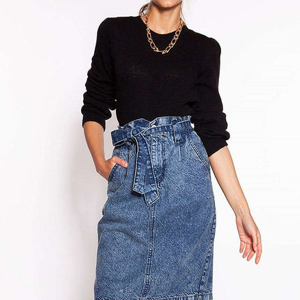 Chic Balloon Sleeve Knit Sweater