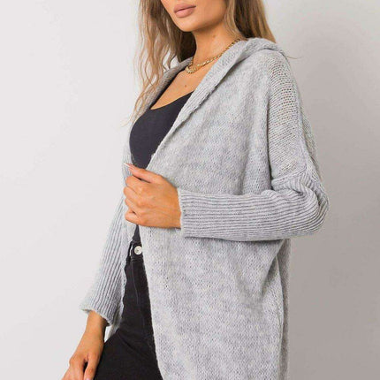 Chic Beige Oversized Knit Cardigan - Très Elite