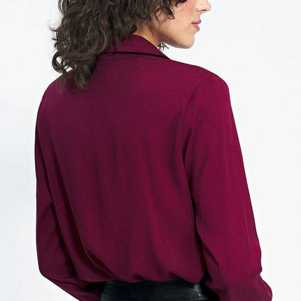 Chic Beige Viscose Long Sleeve Shirt For Everyday Elegance - Très Elite