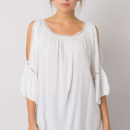 Chic Bella Slit Sleeve Blouse - Très Elite