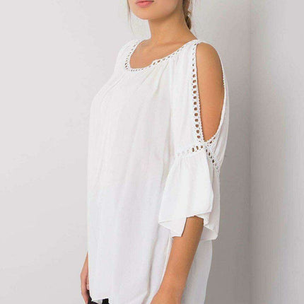 Chic Bella Slit Sleeve Blouse - Très Elite