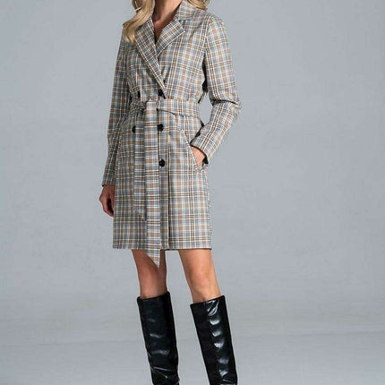 Chic Belted Autumn Trench Coat - Très Elite