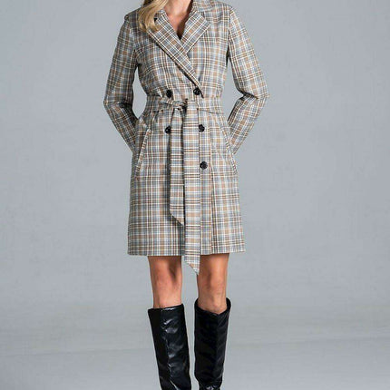 Chic Belted Autumn Trench Coat - Très Elite