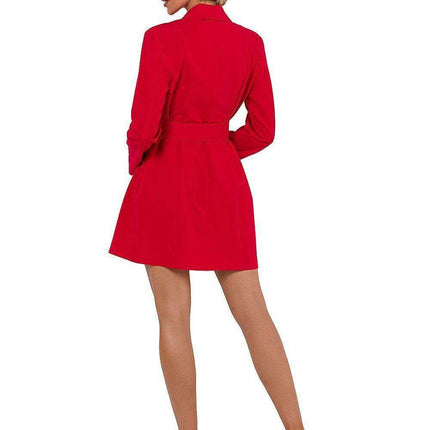 Chic Belted Jacket Dress Ensemble - Très Elite