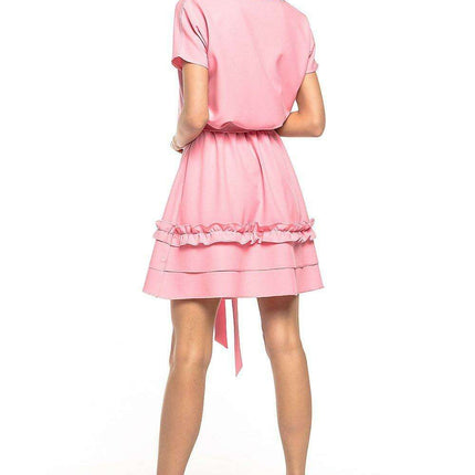 Chic Belted Kimono Midi Dress for Effortless Elegance - Très Elite