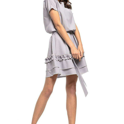 Chic Belted Kimono Midi Dress for Effortless Elegance - Très Elite