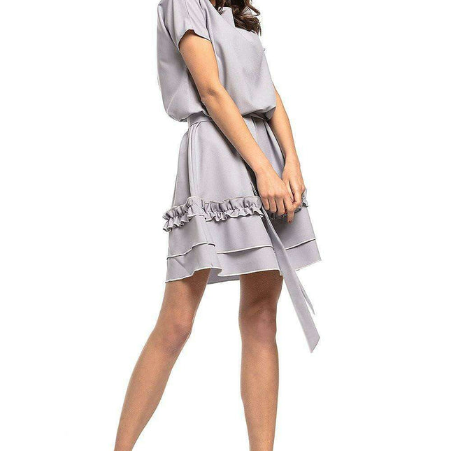 Chic Belted Kimono Midi Dress for Effortless Elegance