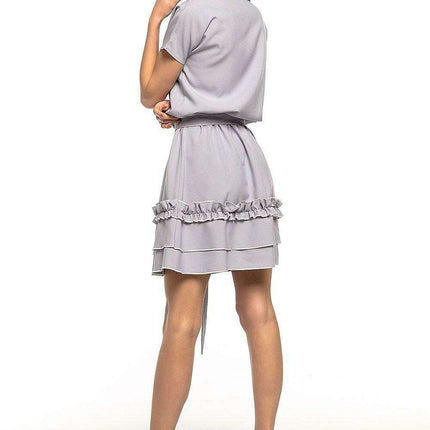 Chic Belted Kimono Midi Dress for Effortless Elegance - Très Elite